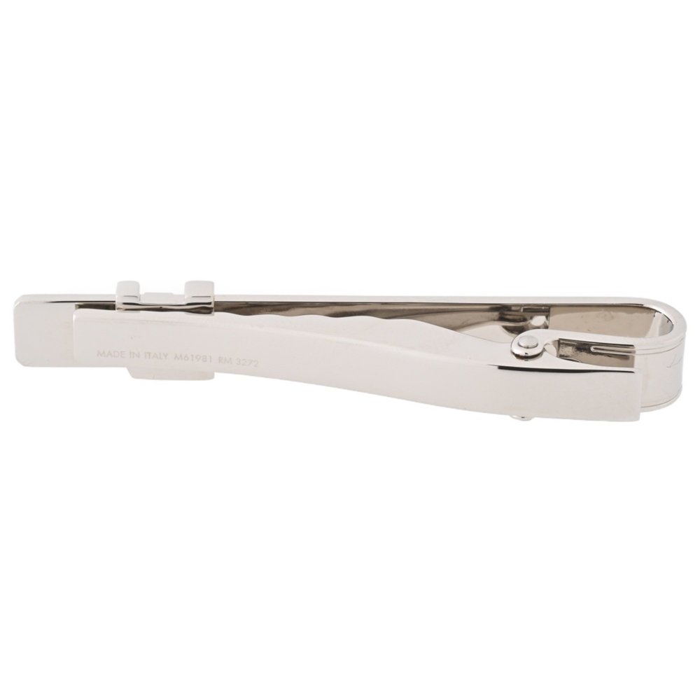 LOUIS VUITTON Tie Clip Pan Scravate LV Initial M61981 Metal Silver S-155919 - Picture 3 of 6